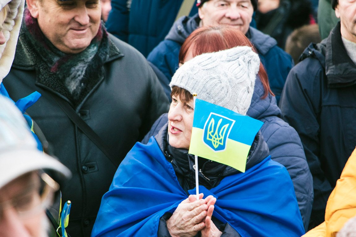 Вечером акция передвинулась на Банковую