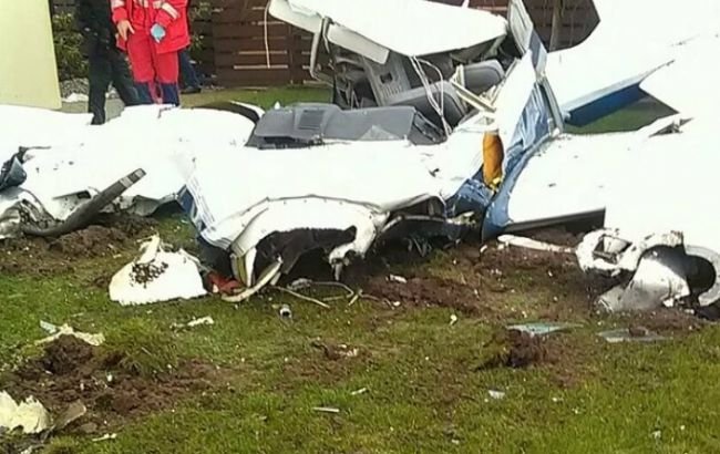 В Литве упал самолет. Два человека погибли