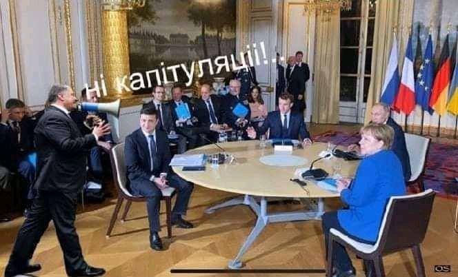 Кому-то показалось, что за столом вполне мог оказаться предыдущий президент Украины Кому-то показалось, что за столом вполне мог оказаться предыдущий президент Украины