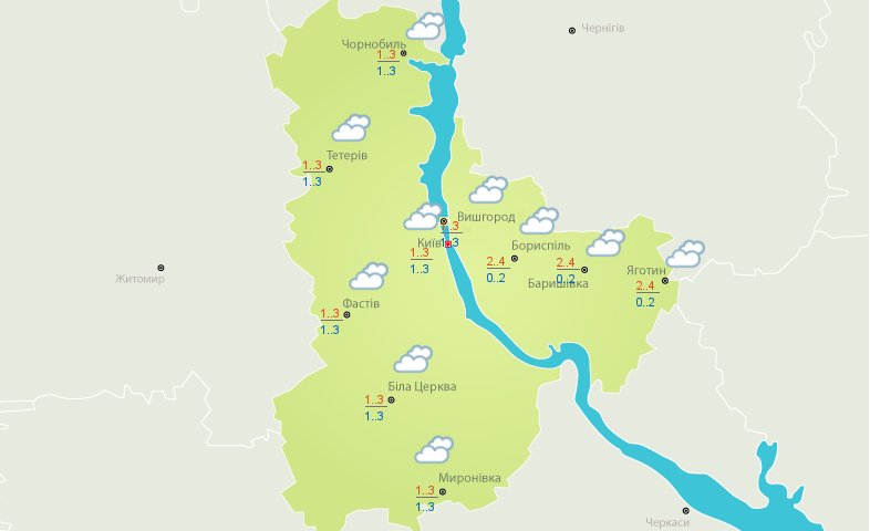 Прогноз погоды на 11 декабря по версии Укргидрометцентра Прогноз погоды на 11 декабря по версии Укргидрометцентра