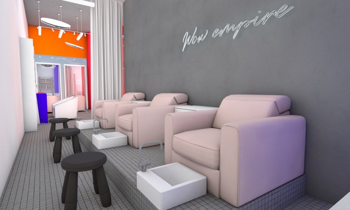 Общая площадь салона составит 100 квадратов Общая площадь салона составит 100 квадратов