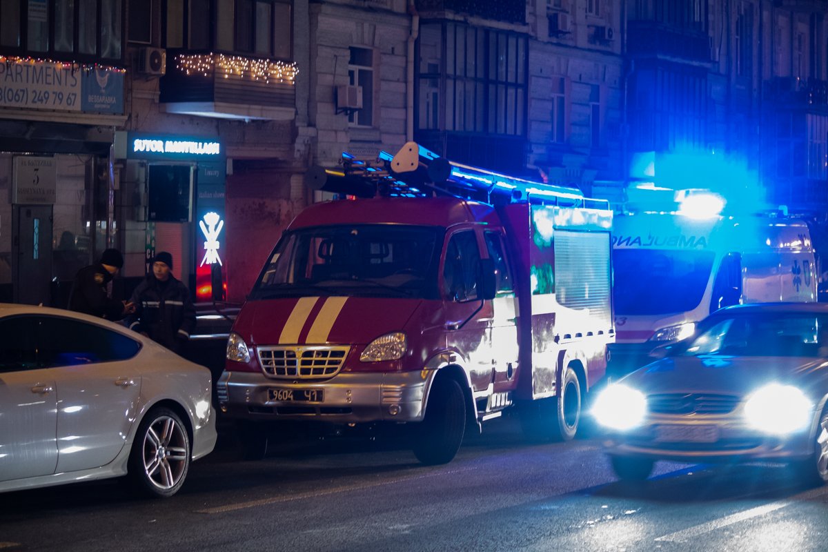В четверг, 12 декабря, в центре Киева произошел пожар