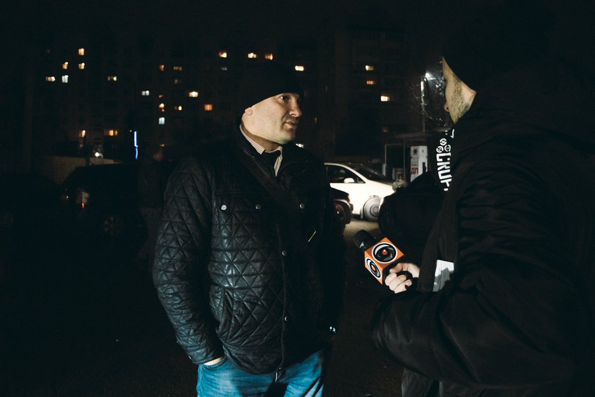 Один из лидеров недовольных граждан - Ярослав Годунок. Секретарь Бориспольского горсовета и розбійник по мнению Зеленского 