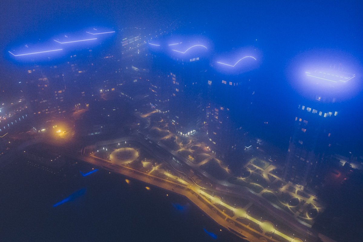 Когда Киев накрывает темнота, город становится необычным