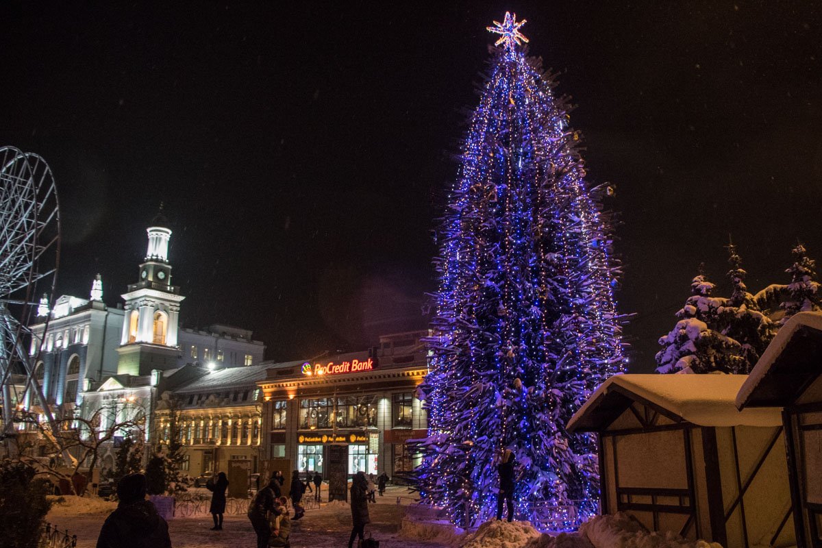 На Новый год Киев превращается в волшебный город
