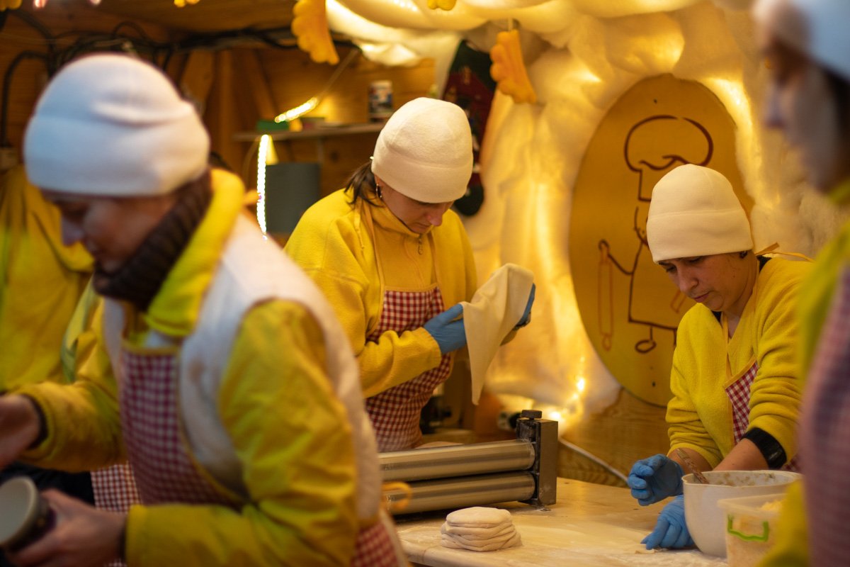 На Софийской площади было чем полакомиться 