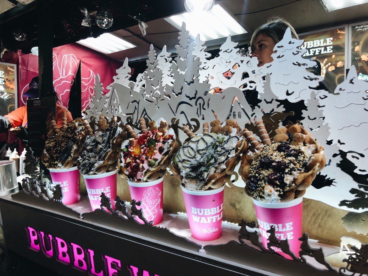 Не знаю, какие на вкус, но на вид невероятно эстетичные вафли 