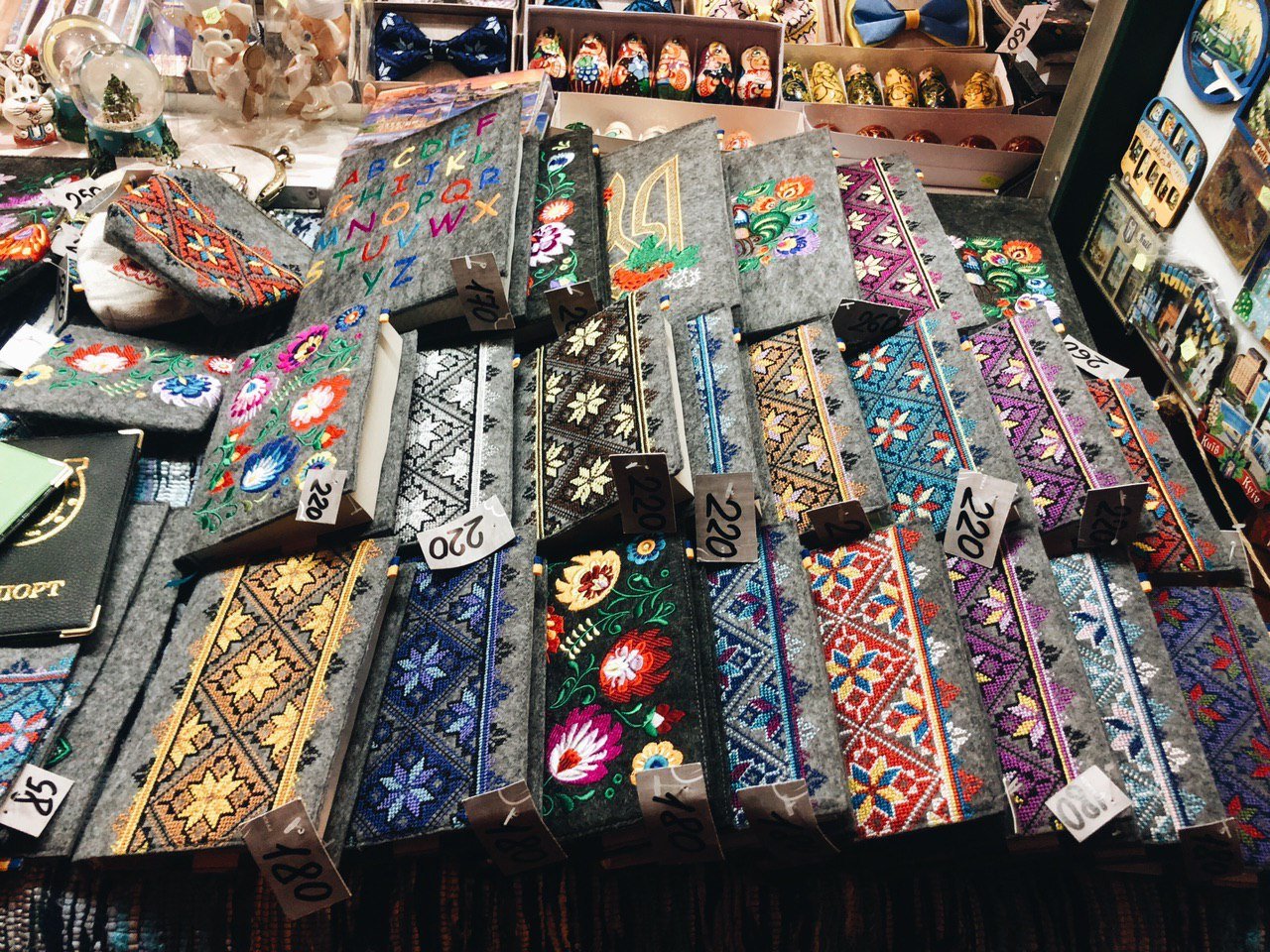 Блокноты в обложках с орнаментом