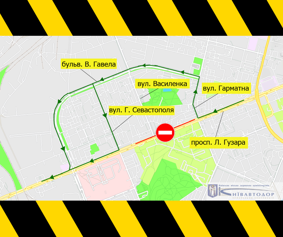 На время монтажа моста будет работать следующая схема объезда