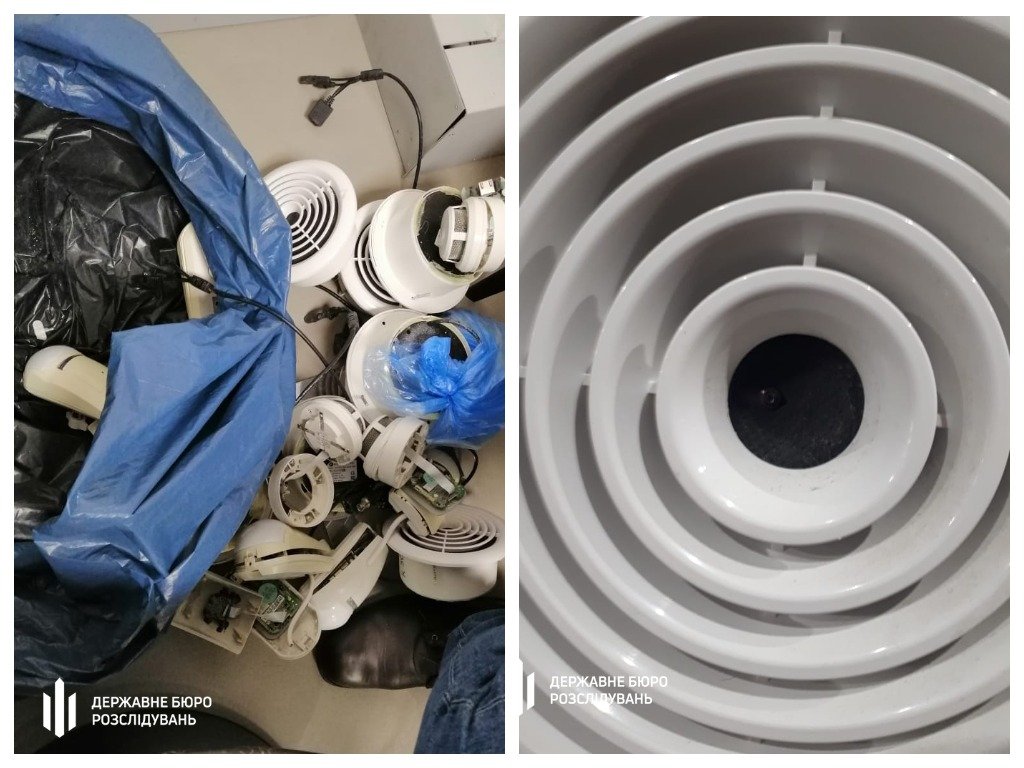 Скрытые камеры маскировали под вентиляцию Скрытые камеры маскировали под вентиляцию