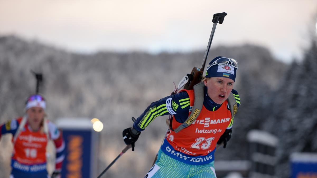 Украинские биатлонистки заняли четвертое место в смешанной эстафете Украинские биатлонистки заняли четвертое место в смешанной эстафете