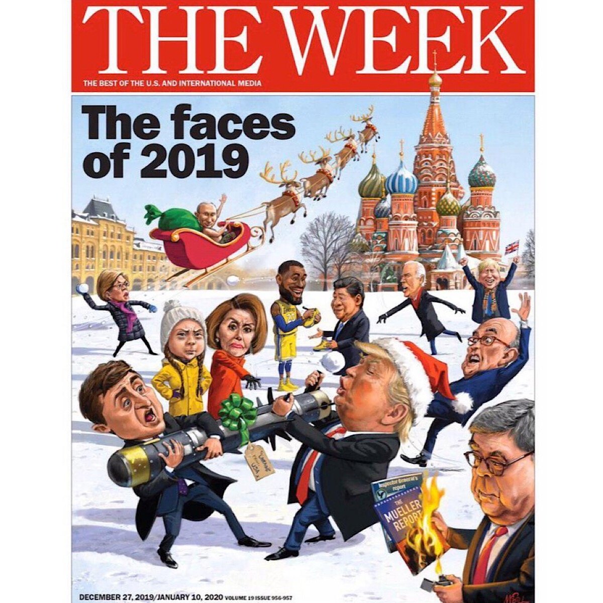 Обложка журнала The Week