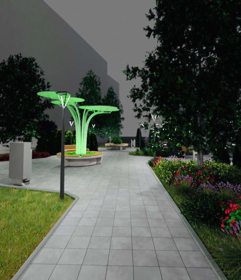 Так должен выглядеть обновленный сквер на Рейтарской Так должен выглядеть обновленный сквер на Рейтарской