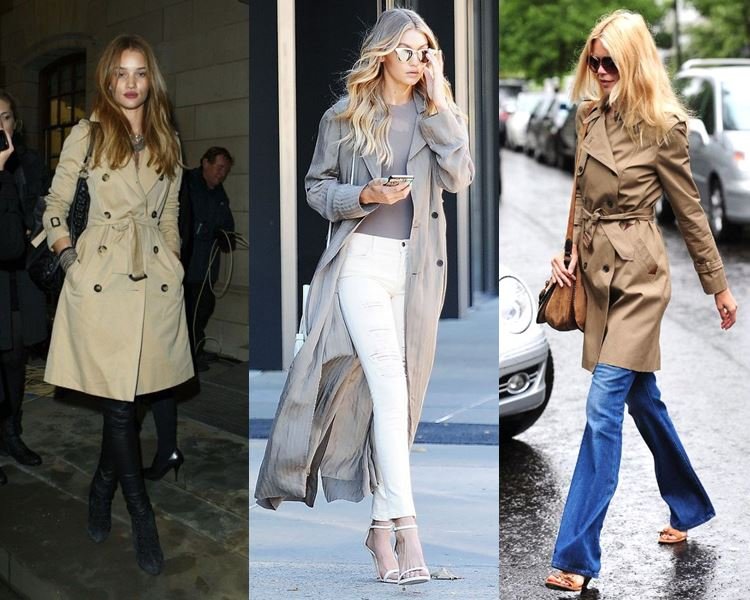 Рози Хантингтон-Уайтли также предпочла обзавестись тренчем в этом сезоне Рози Хантингтон-Уайтли также предпочла обзавестись тренчем в этом сезоне