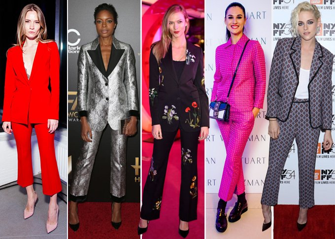 Брючные костюмы также стали одной из любимых частей гардероба девушек Брючные костюмы также стали одной из любимых частей гардероба девушек