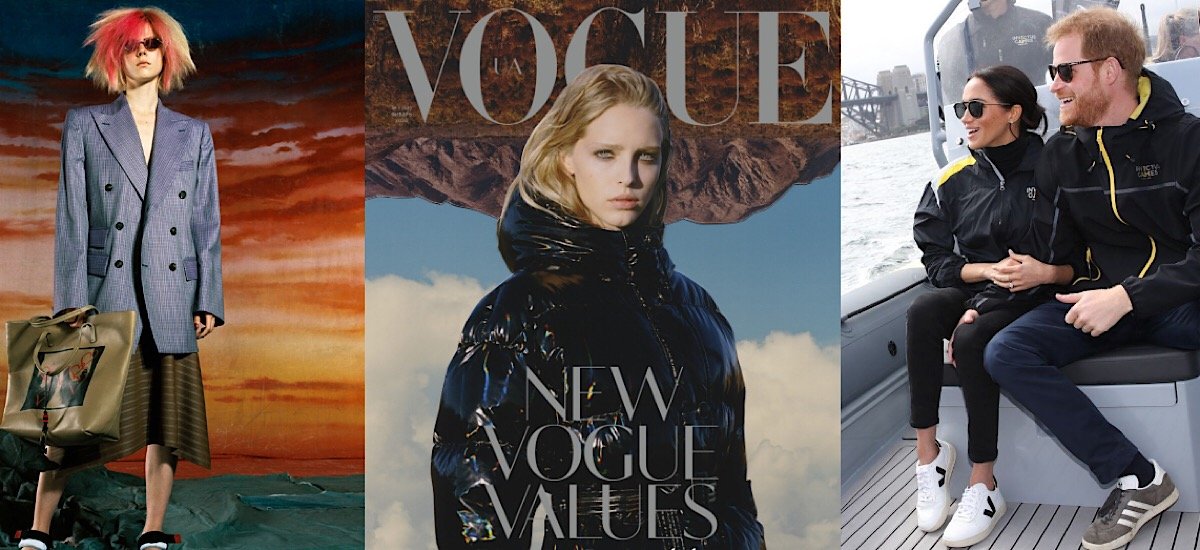 Посередине - обложка украинского Vogue на январь 2020 года