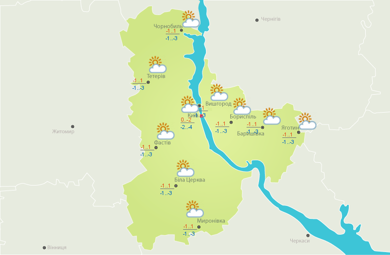 Погода на 6 января