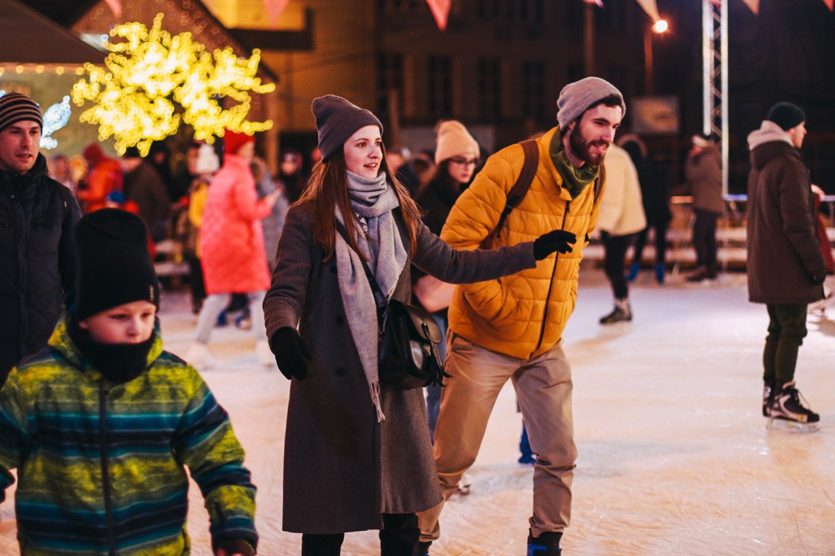 А вы уже были на катке на Контрактовой?