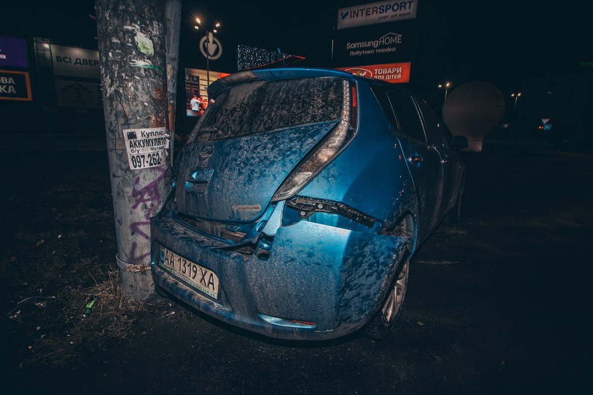 Водитель Nissan не пострадал