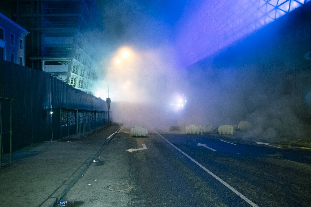 Прорыв произошел около 19:00 Прорыв произошел около 19:00