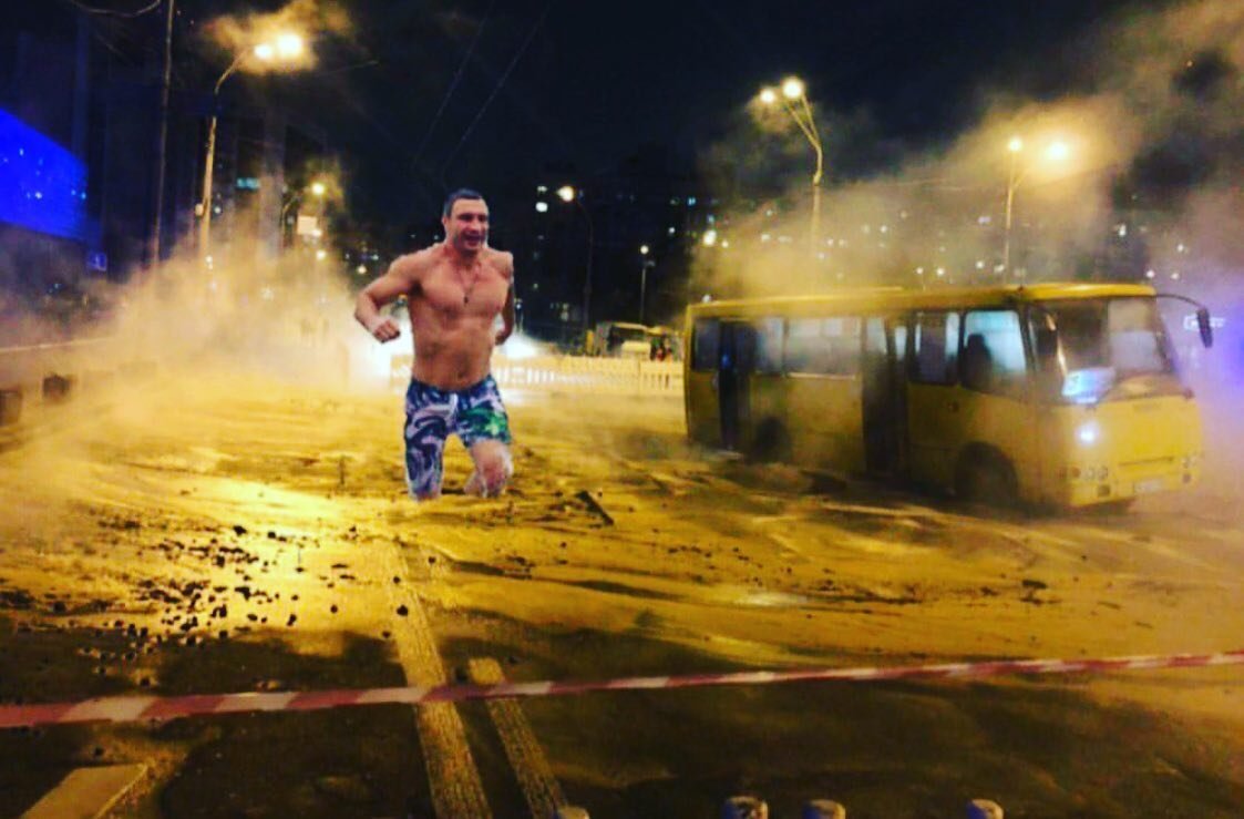 Самые творческие создали фотожабу, главным героем которой стал мэр Киева Виталий Кличко