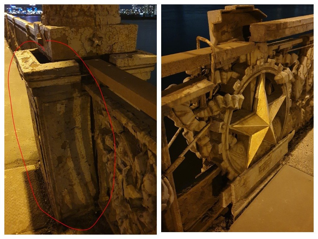 Некогда один из самых красивых мостов Украины сейчас "растерял" значительную часть своей отделки