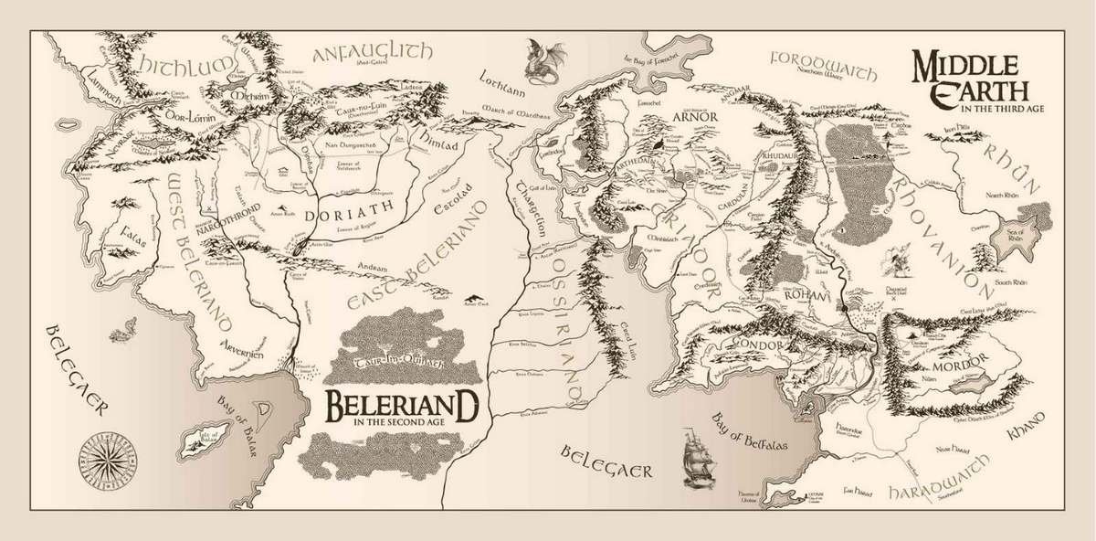 Кристофер Толкин рисовал знаменитые карты романа Властелин колец 