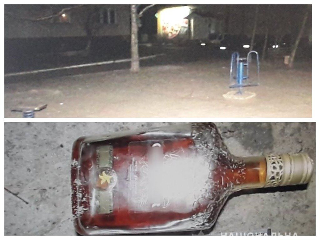 Взрослый отдых на детской площадке под Киевом. Один человек получил пулю в ногу Взрослый отдых на детской площадке под Киевом. Один человек получил пулю в ногу