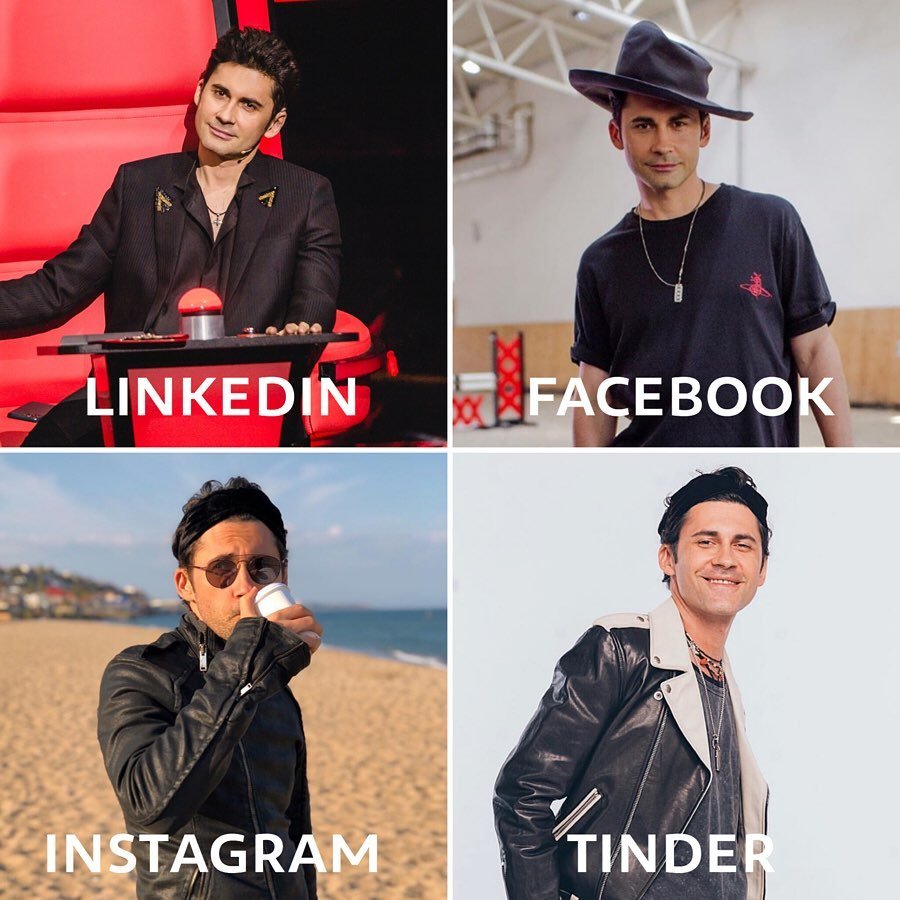 И подписать каждое фото названием соцсети, которая ассоциируется со своим внешним видом на снимке И подписать каждое фото названием соцсети, которая ассоциируется со своим внешним видом на снимке