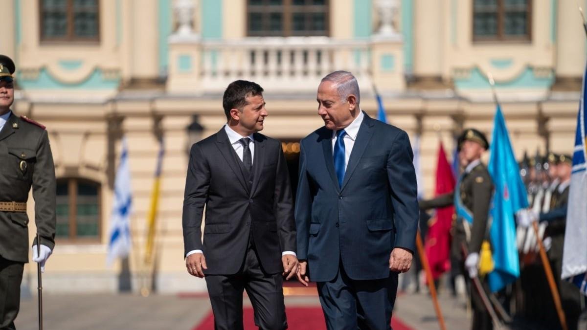 Президент Украины Владимир Зеленский встретился с Премьером Беньямином Нетаньяху Президент Украины Владимир Зеленский встретился с Премьером Беньямином Нетаньяху