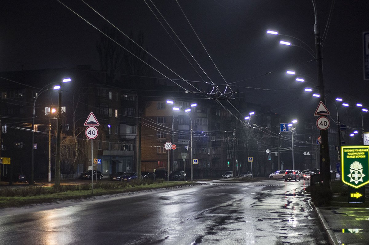 На Народного Ополчения находится главный офис патрульной полиции Киева