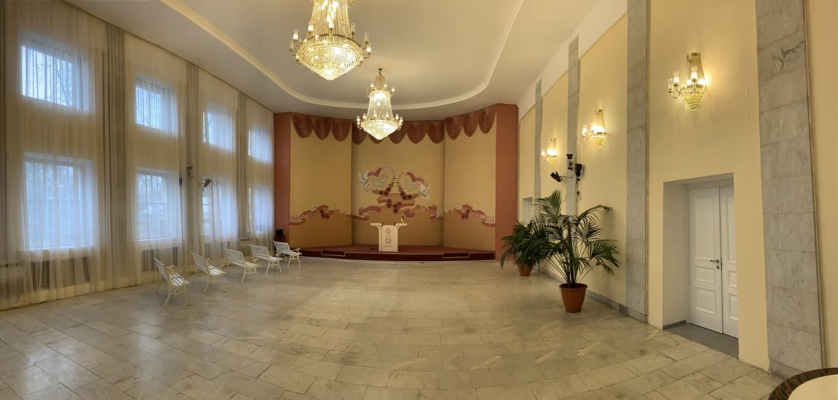 Зал РАГС в Дарницком районе выглядит вот так