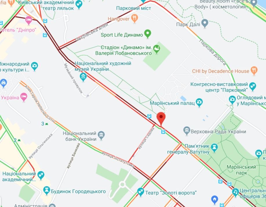 На Грушевского образовались пробки На Грушевского образовались пробки