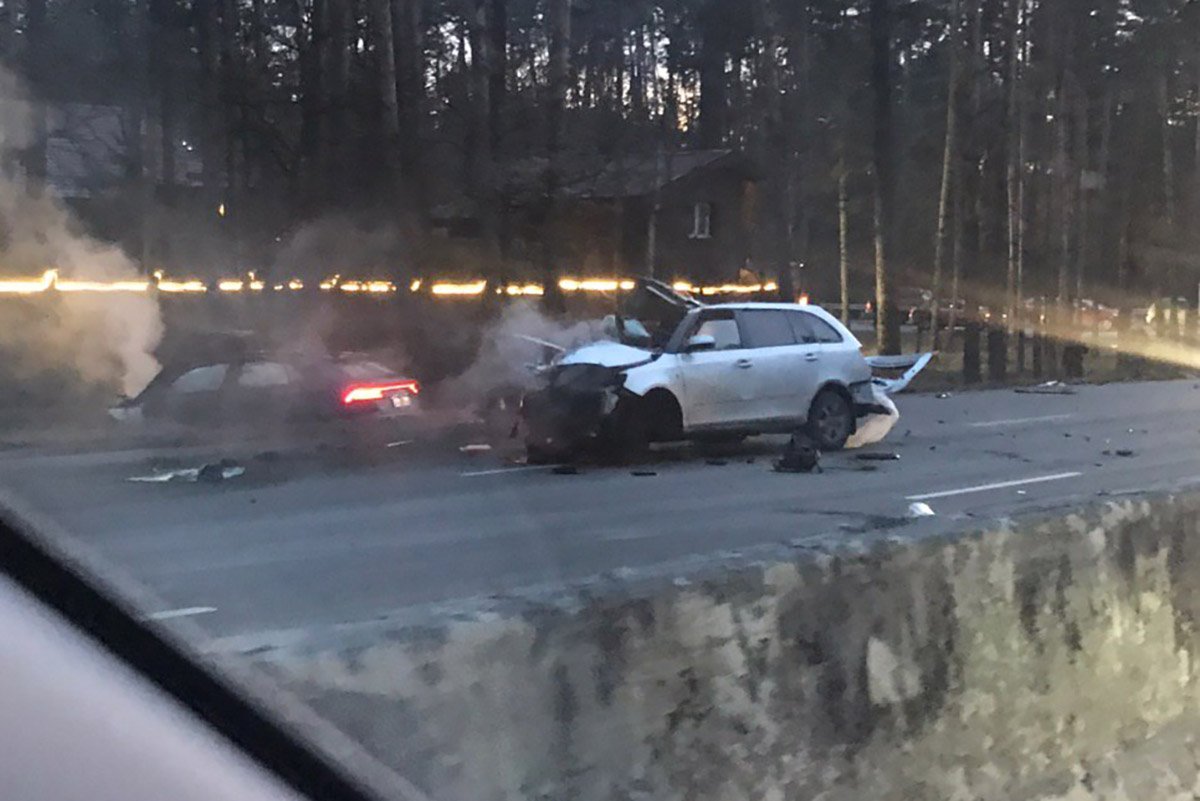 ДТП произошло на Окружной