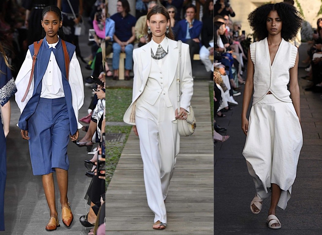 Этой весной и летом смело носите костюмный жилет с рубашкой или блузой