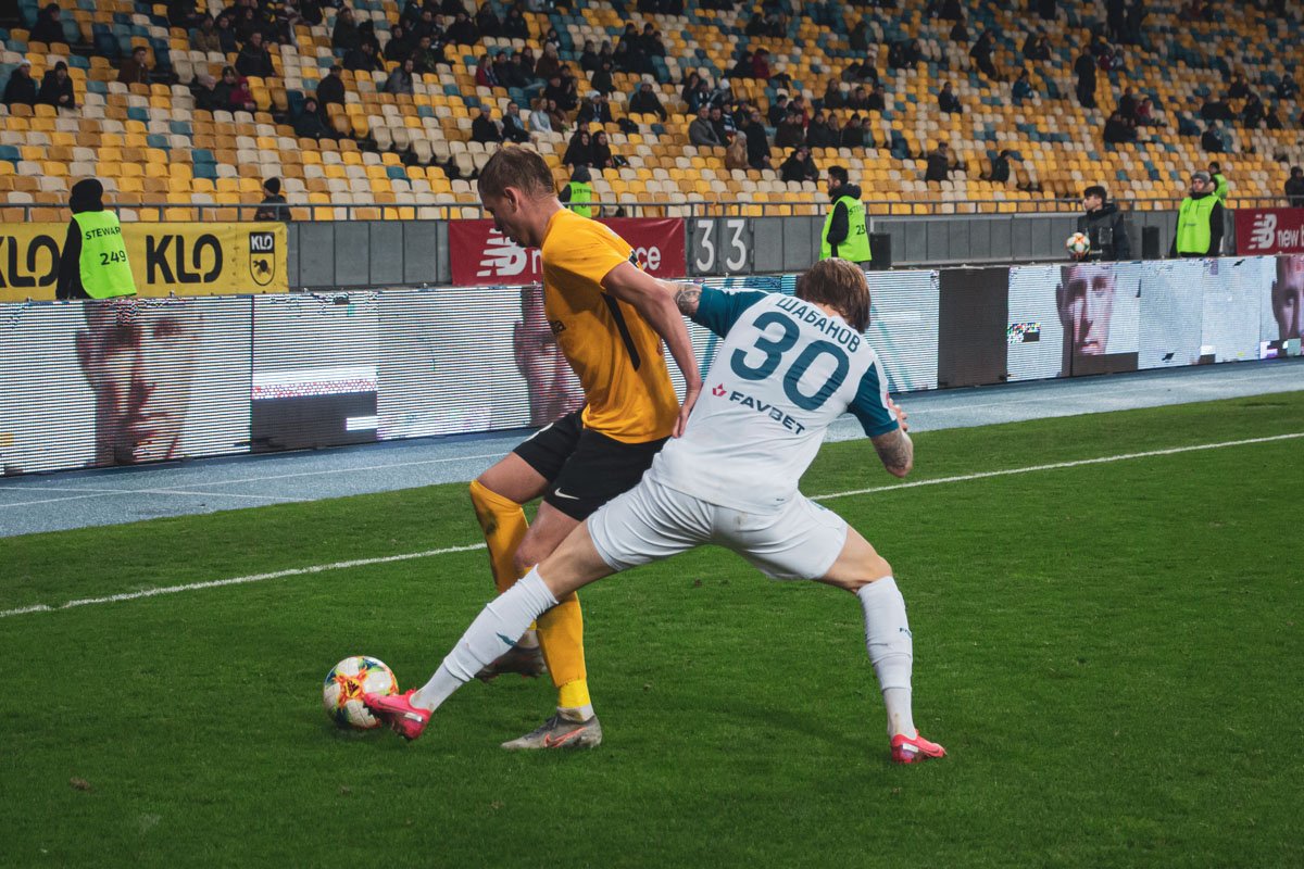 Артем Шабанов, как и вся защита "Динамо", сыграл надежно