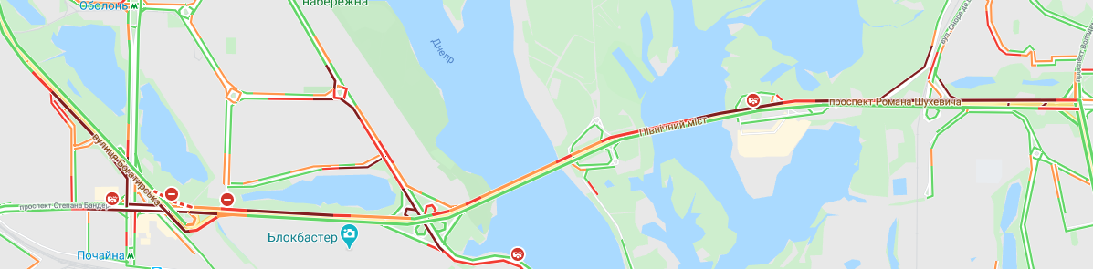 Северный мост и проспекты Шухевича и Бандеры - это просто ужас Северный мост и проспекты Шухевича и Бандеры - это просто ужас