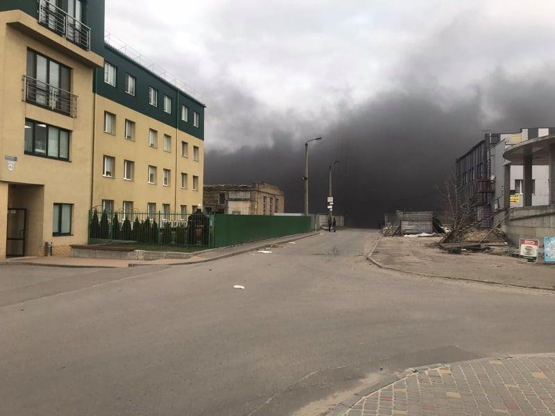 В субботу, 14 марта, в Киеве произошел пожар В субботу, 14 марта, в Киеве произошел пожар