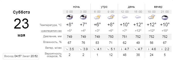 Погода на 23 мая: в Киеве снова будет облачно и может пойти дождь 1