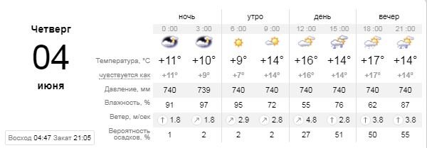 Погода на 4 июня: Киев снова будет поливать дождями 1