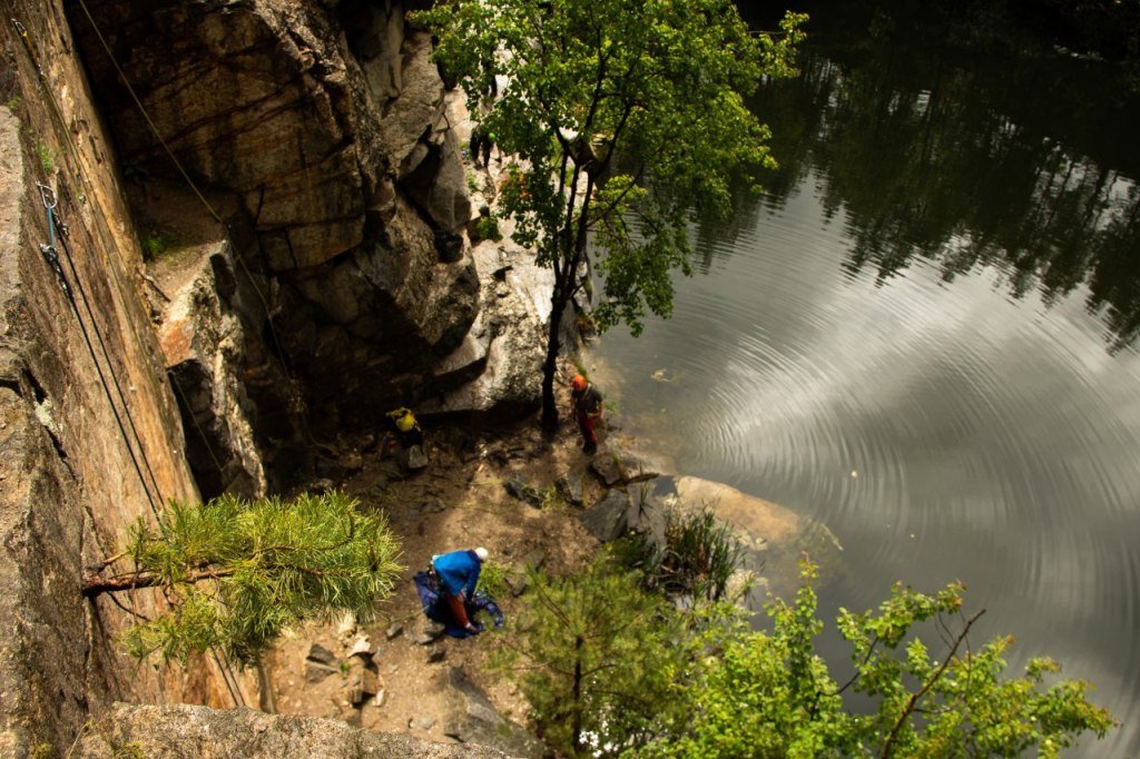 Каньон - популярное место для скалолазания