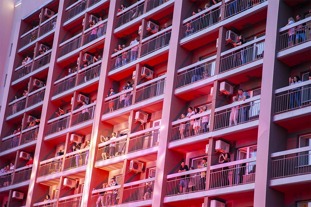 В каждом номере находилось не более 4х человек для соблюдения карантинных норм