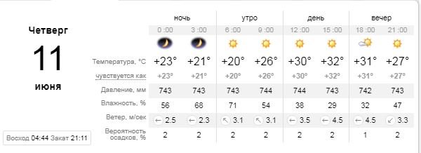 Погода на 11 июня: в Киеве будет ясно и очень жарко 1