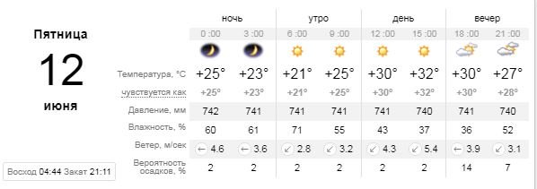 Погода на 12 июня: жара продолжит плавить Киев 1