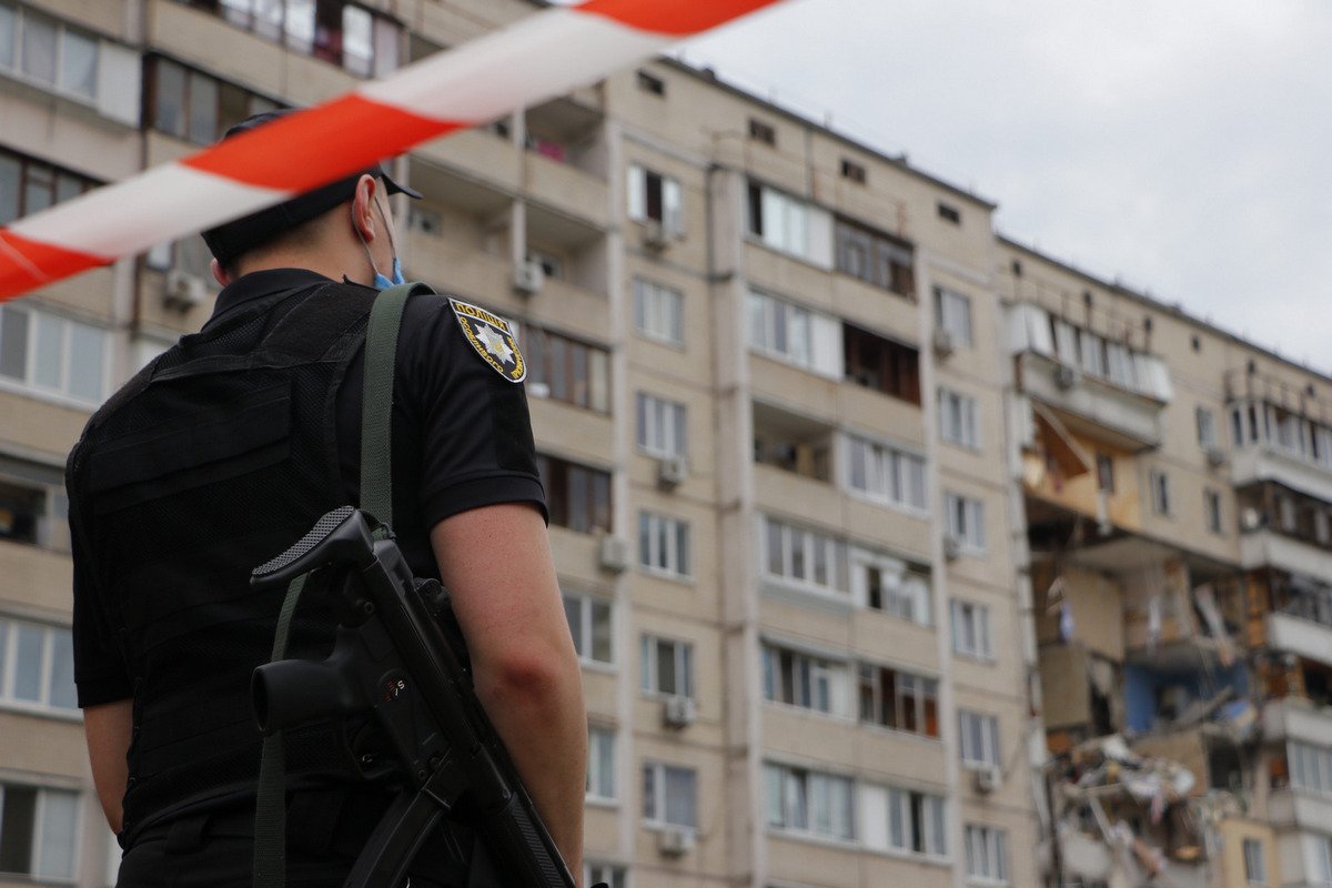 Взрыв произошел в доме на улице Соломии Крушельницкой