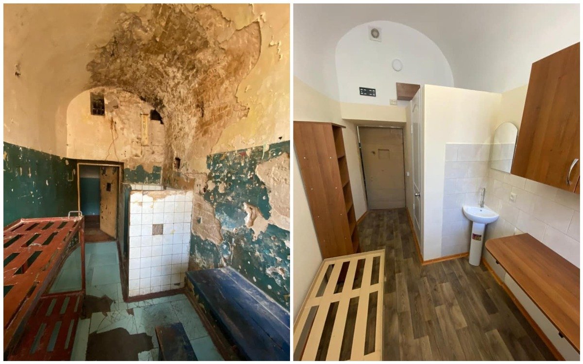 Было-стало: как выглядят бесплатные камеры СИЗО в Киеве после ремонта 1