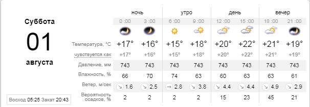 Погода на 1 августа: Киев встретит первый день месяца прохладой 1