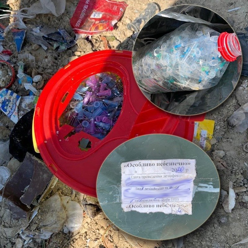 В Киеве опасные медицинские отходы вывозили на свалку вместо утилизации 3