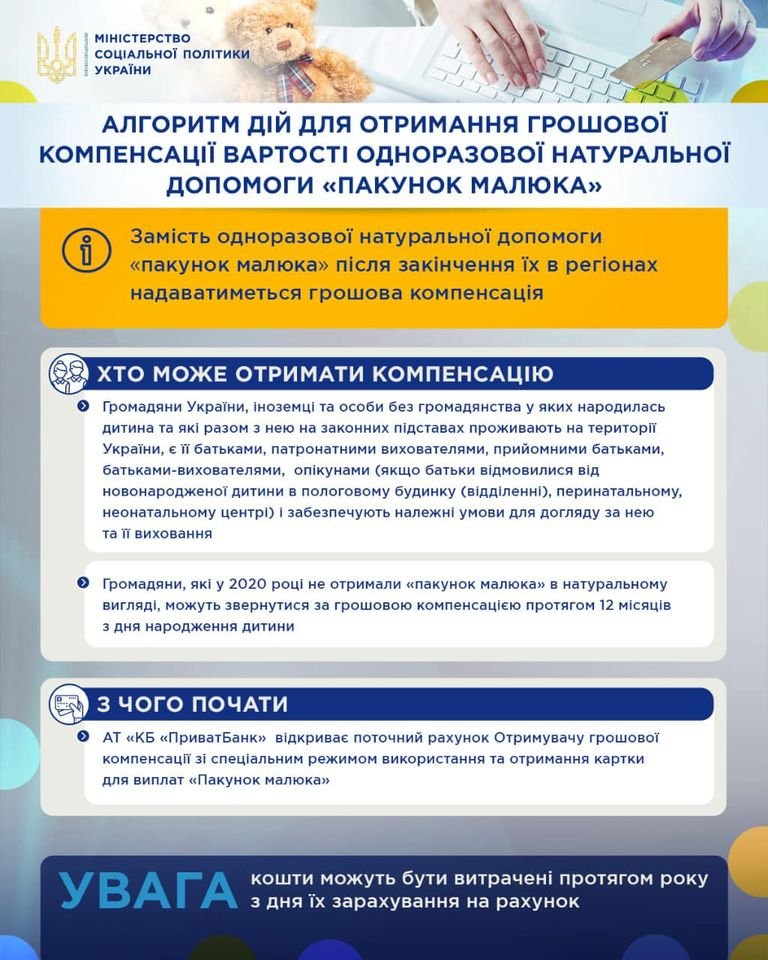 В Украине с 1 сентября получение "Пакета малыша" будет работать по-новому: что изменится 1