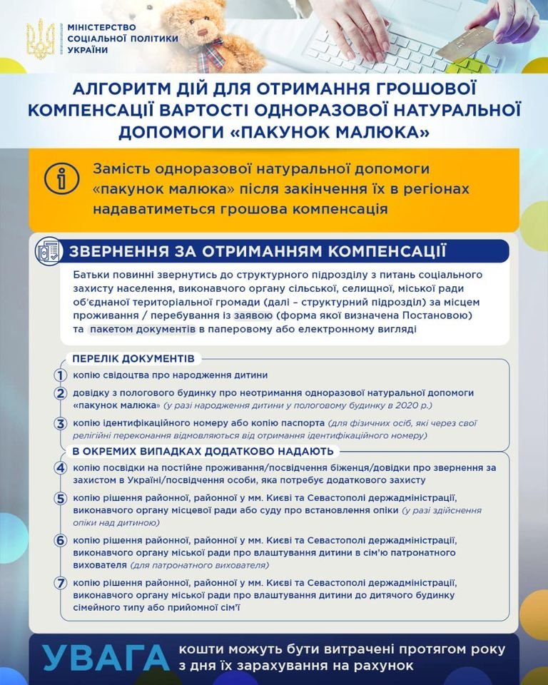 В Украине с 1 сентября получение "Пакета малыша" будет работать по-новому: что изменится 2